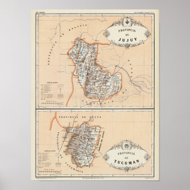Jujuy and Tucuman, Argentina Poster (Framsidan)
