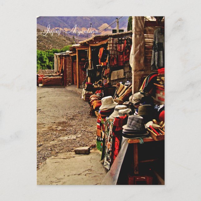 Jujuy - Argentina Vykort (Framsida)