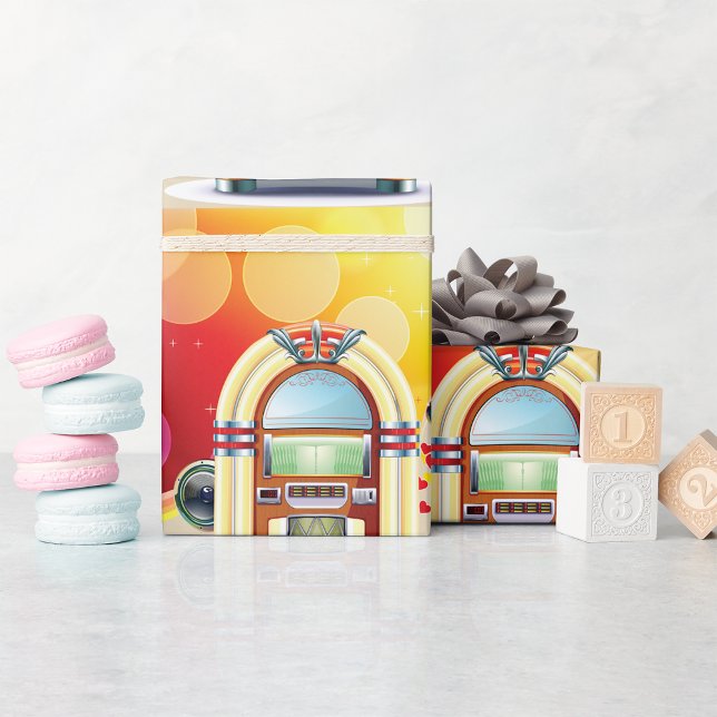 Juke Box Glossy Wrapping Papper Presentpapper (Skapare uppladdad)