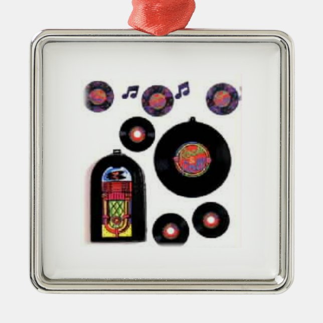 JUKE BOX OCH 50:S CHRISTMAS ORNAMENT (Framsidan)