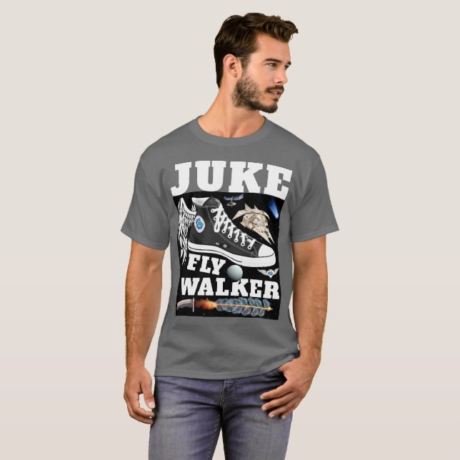 Juke Fly Walker Sneaker Class Space T-Shirt (Hel framsida)