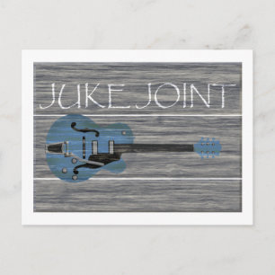 Juke Joint Retro Sign Vykort