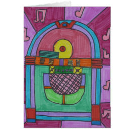 Jukebox Hälsningskort