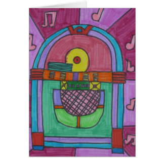 Jukebox Hälsningskort
