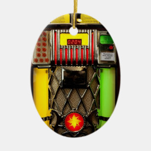 Jukebox Julgransprydnad Keramik