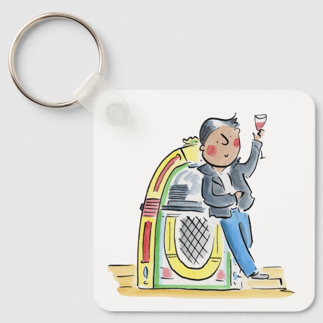 Jukebox Nyckelring (Framsida)