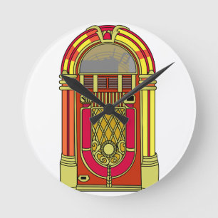 Jukebox Rund Klocka
