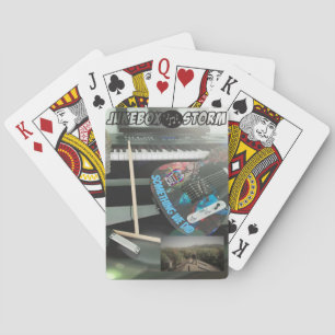 Jukebox Storm spelar kort. Casinokort