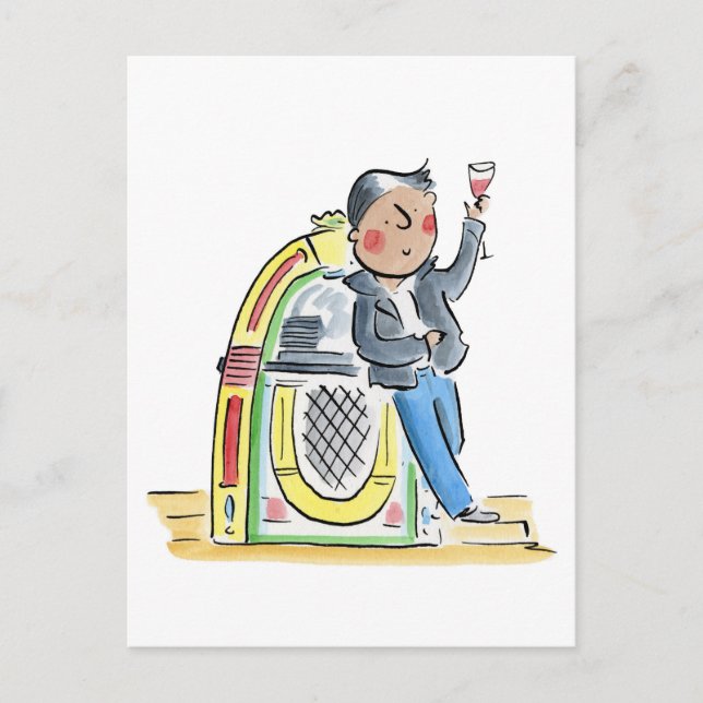 Jukebox Vykort (Framsida)