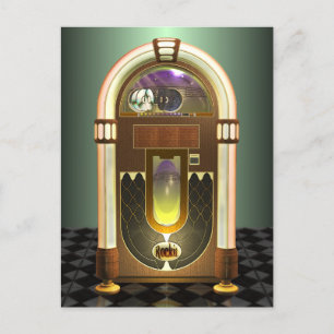 Jukebox-vykort Vykort