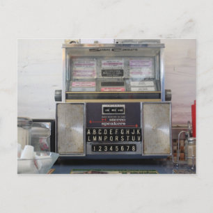 Jukebox-vykort Vykort
