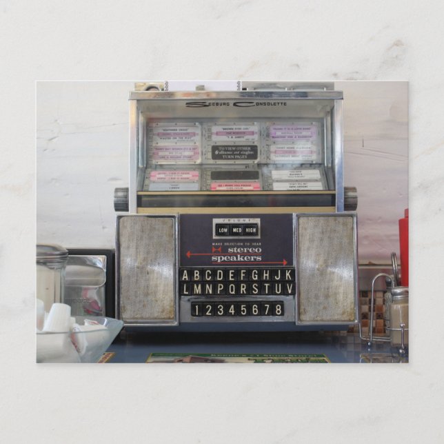 Jukebox-vykort Vykort (Framsida)