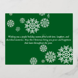 Jul  10,8 cm x 14,2 cm Folie Holiday Postkort