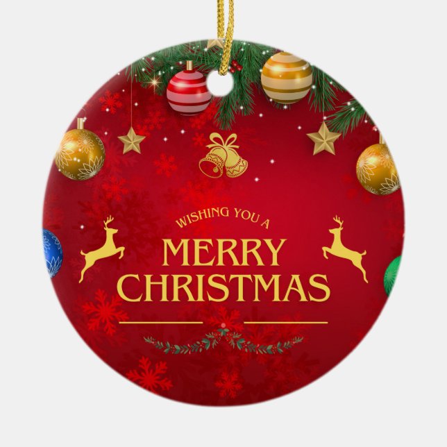 Jul 10 julgransprydnad keramik (Framsidan)