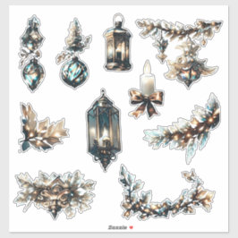 Jul_14 Anpassningsbar-Klipp vinyletikett Klistermärken