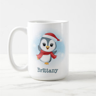 Jul 15oz - det anpassade namnet på Dancing Penguin Kaffemugg