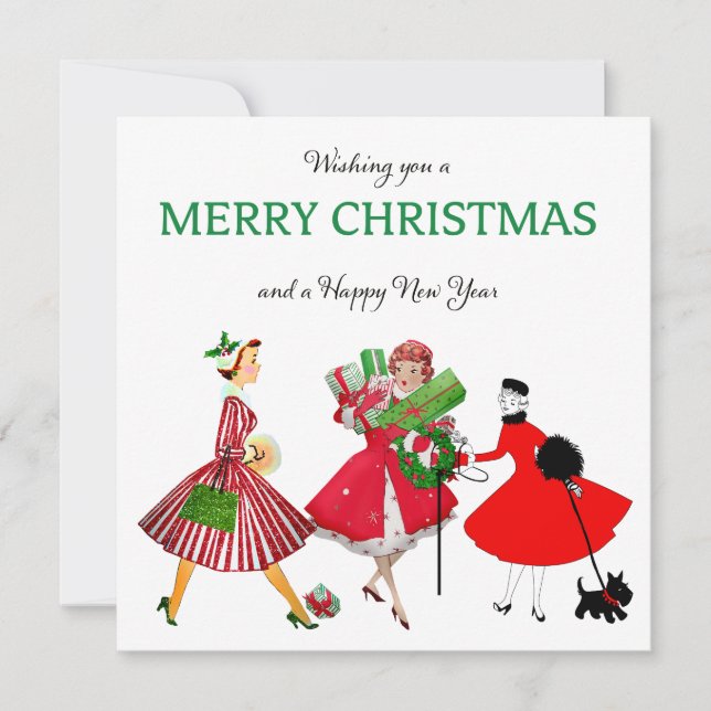 Jul 1950 Vintage Dam Kort (Framsida)