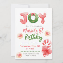 Jul 1:a födelsedagsinbjudan inbjudningar