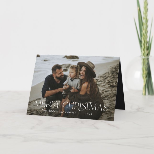 Jul 1-foto, botanisk blommigt, vikt helgdag kort (Framsida)