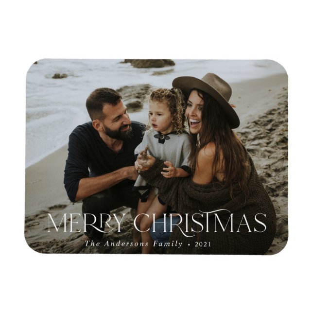 Jul 1-foto, botanisk blommigt, vikt helgdag magnet (Horisontell)