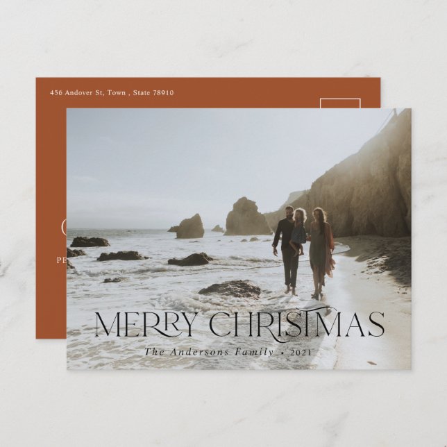 Jul 1-foto, botanisk blommigt, vikt helgdag vykort (Fram/baksida)