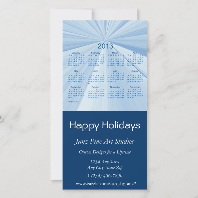 Jul 2013 - kalender julkort (Framsida)