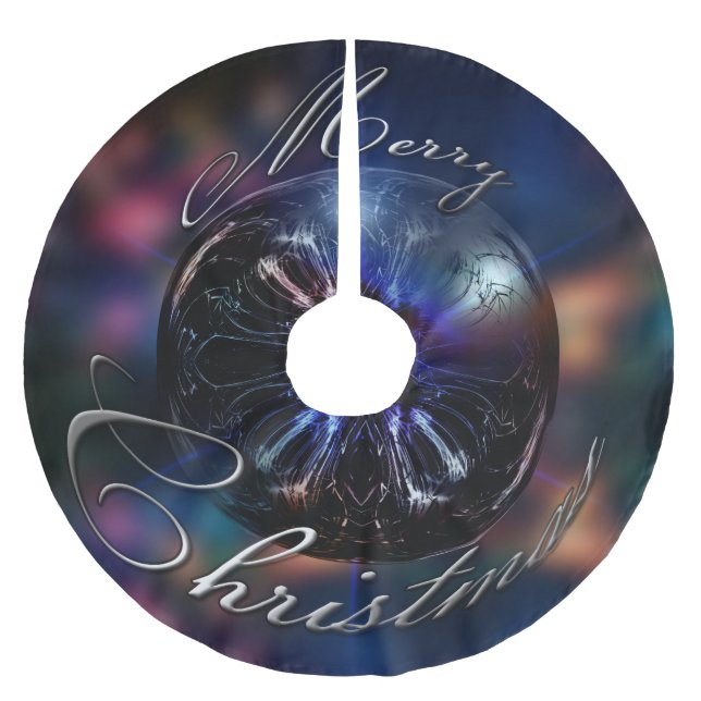 Jul 2014-0918 julgransmatta borstad polyester (Framsidan)