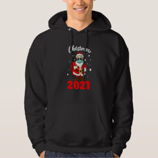 Jul 2021 Tomte Mask Matchande Familj Holiday  Hoodie