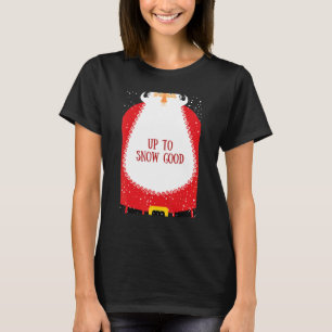Jul 2022 fram till Bra Santa Helgdag i Snö T Shirt