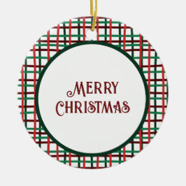 Jul 2023: Röd och Grönt Keramic Orn Julgransprydnad Keramik