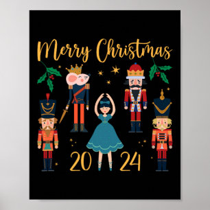 Jul 2024 Clara och Nutcracker Ballet Pajama Poster