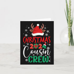 Jul 2024 Kumsin Crew Reindeer Julafton Santa Hat Kort