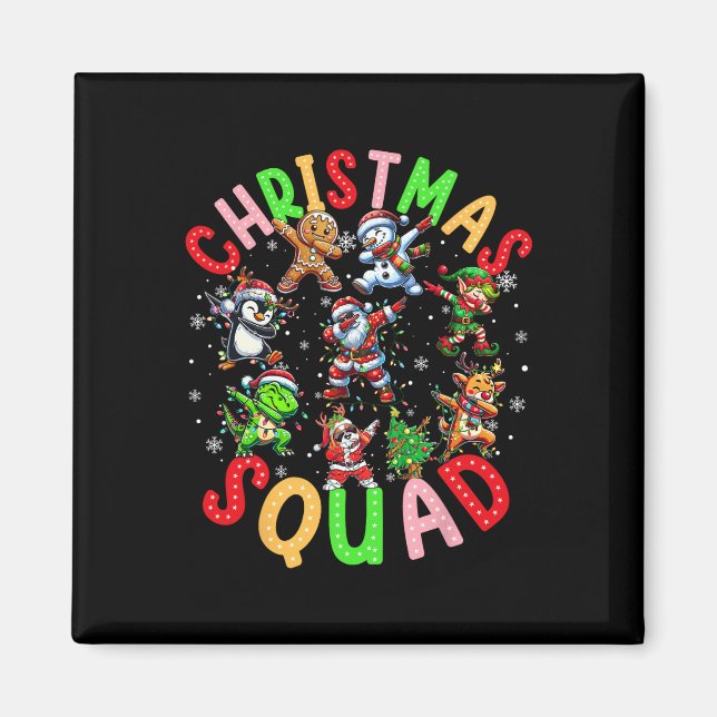 Jul 2024 Matchning mellan laget Santa Elf Squad Ju Magnet (Framsidan)
