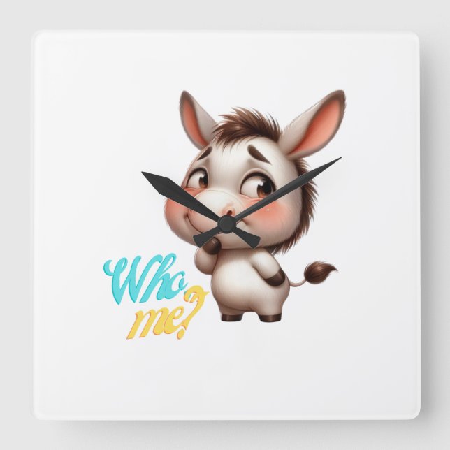 Jul 2024 - Perfekt Gift Fyrkantig Klocka (Framsida)