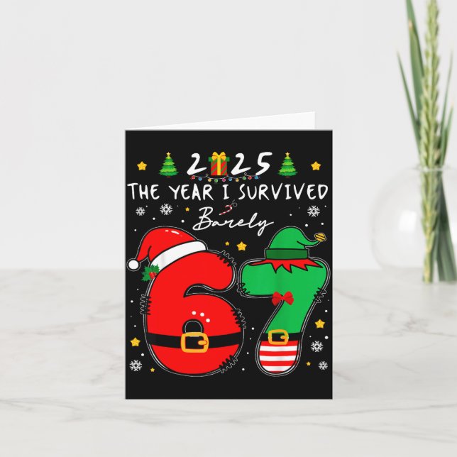 Jul 2025 året jag nätt och jämnt överlevde sex sju kort (Framsida)