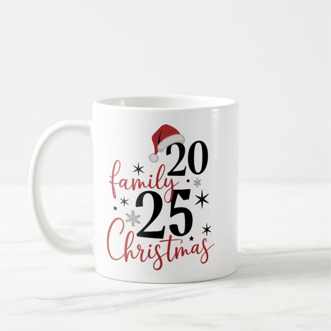 Jul 2025 Familj Squad Återförening Matchande Kaffemugg (Vänster)