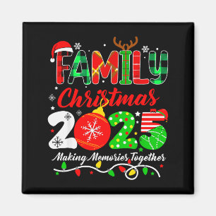 Jul 2025 Matchande familje jul Xmas Magnet