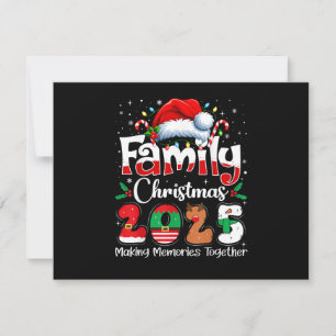 Jul 2025 Matchande Klänning Familj Squad Santa Inbjudningar