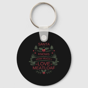 Jul 2025: Meatloaf Shirt for Comfort Foodies Nyckelring