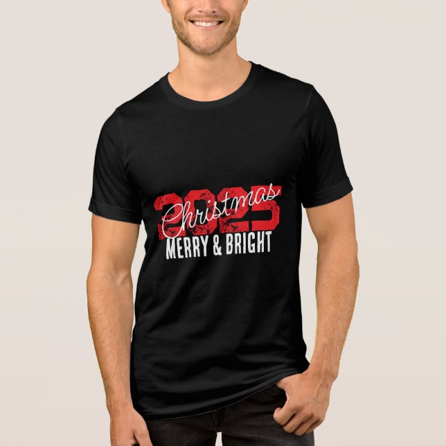 Jul 2025 - Merry & Bright T Shirt (Framsida)