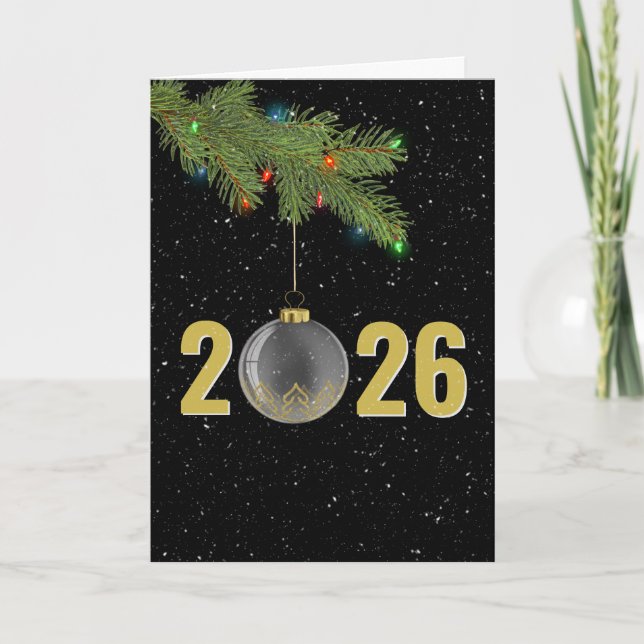 Jul 2025: Ornament i Snö Helgkort (Framsida)