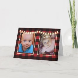 Jul 2 Bilder Anpassningsbara Ljus Röd Svart Kort