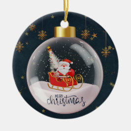 Jul 2 julgransprydnad keramik