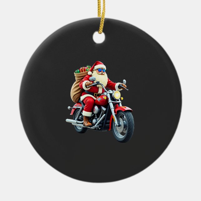 Jul (2) julgransprydnad keramik (Framsidan)