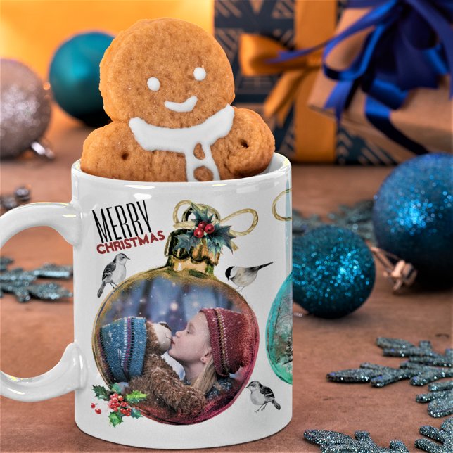 Jul 3-fotokollage Unik Family Keepsak Kaffemugg (Skapare uppladdad)