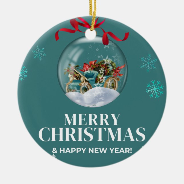 Jul 3 julgransprydnad keramik (Framsidan)