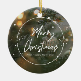 Jul 4 julgransprydnad keramik