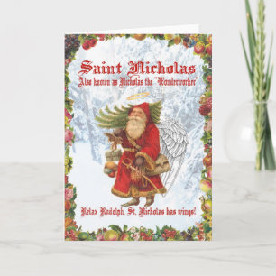 Jul 4 Saint Nicholas Helgkort