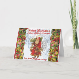 Jul 4 Saint Nicholas, Wonderworking Helgkort