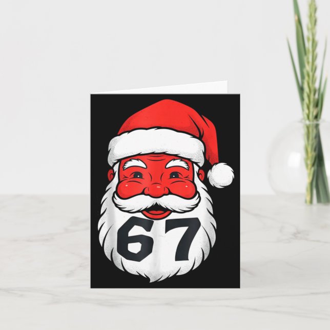 Jul 67 Meme Design Rollig Six Seven Händer 6 7 Kort (Framsida)